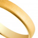 Alianza boda oro amarillo confort texturizada 4mm (5640001T)