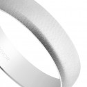 Alianza de boda oro blanco de 5mm texturizada (5B505T)