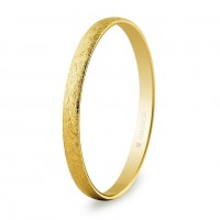 2 mm comfort satin half round rose gold wedding ring R20CS00