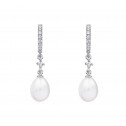 Pendientes para novia en plata y perlas (79B0401TE1) 1