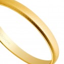 Alianza boda oro amarillo 2,5mm texturizada (50253T)