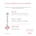 Boucles d'oreilles en perles pour mariées en argent avec rosace en topaze (79B0601TE1)