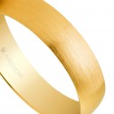 Alianza boda oro amarillo efecto satinada 5mm (50505S)