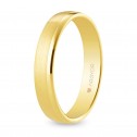 4mm shiny/matte gold wedding band (5140545)