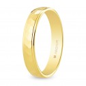 Brilliant faceted gold ring 4mm (5140544)