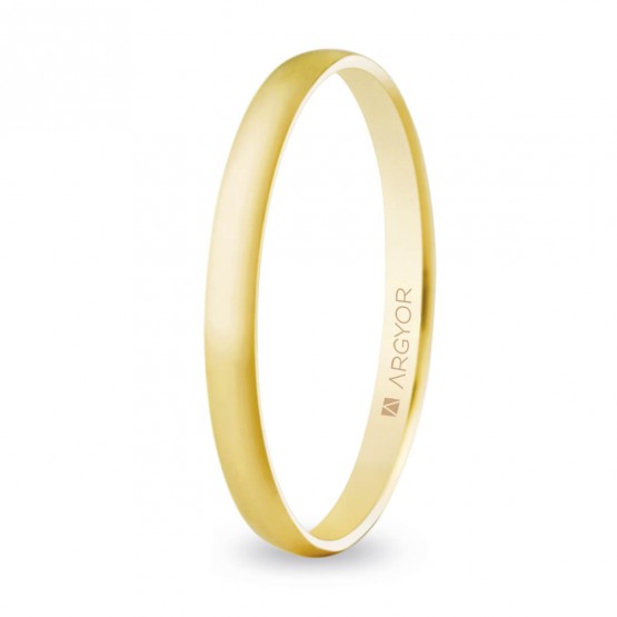 Classic 2mm yellow gold wedding ring (50201)