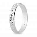 4mm silver wedding ring - diamond effect (5740108)