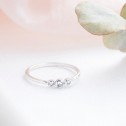 Platinum engagement ring with 0.16ct diamonds (74B0073)