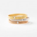 Ring aus Roségold mit Perlen- und Diamantdesign (5R25553D)