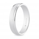 White gold wedding ring 4mm (5B40044)