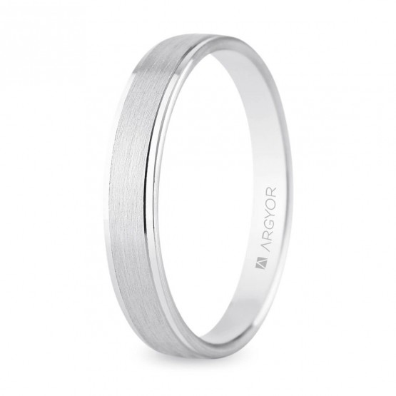 White gold wedding ring 4mm (5B40397)