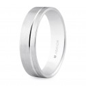 White gold wedding ring 5mm confort (5B50316)