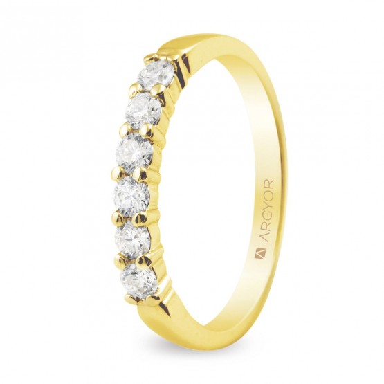 18k Gold ring with zirconia (74A0015Z)