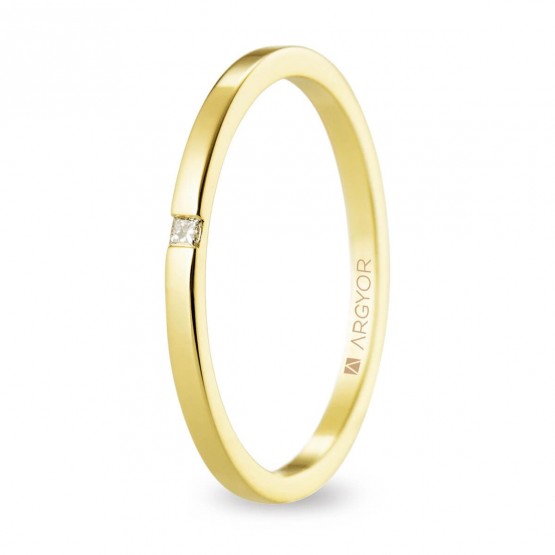 18k gold wedding ring with diamond(5117530P)