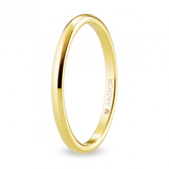 18k gold wedding ring half shank fine gold 1,8 mm (5118529)