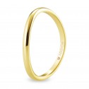 Wedding ring in 18k yellow gold wavy design (5118531)