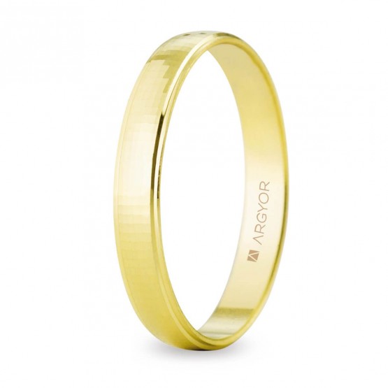 3mm 18-carat yellow gold wedding ring (5130502)