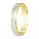 18k two-tone gold wedding ring (5240308)