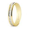 4,5mm two tone gold wedding ring (5245463)