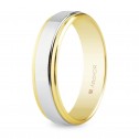 18k two-tone gold wedding ring (5250158)