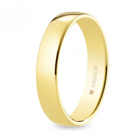 Yellow gold wedding ring 4mm (5640001)