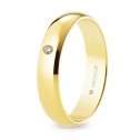 18k yellow gold diamond wedding ring (55401001)