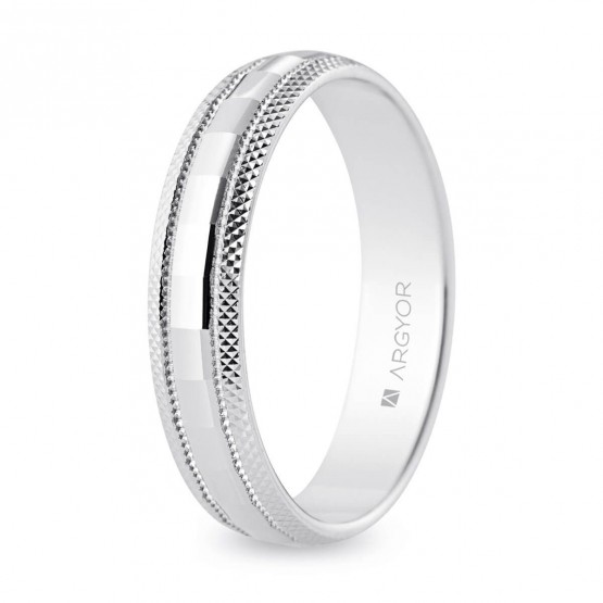 4mm silver wedding ring (5740115)