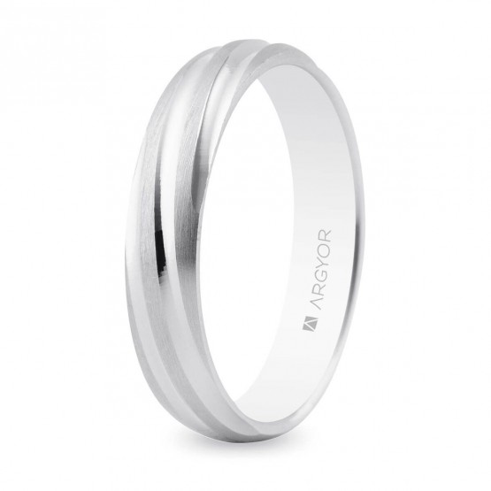4mm silver wedding ring (5740266)