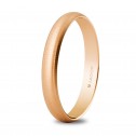 Rose gold wedding ring - textured finish (5C305T)