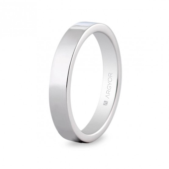 4mm classic platinum wedding ring (0594009)