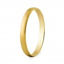 18k yellow gold wedding ring - scotch finish (50253S)