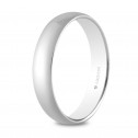 White gold 18k wedding ring 4mm confort (564B001)