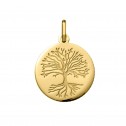 Médaille arbre de vie or jaune (248400212)