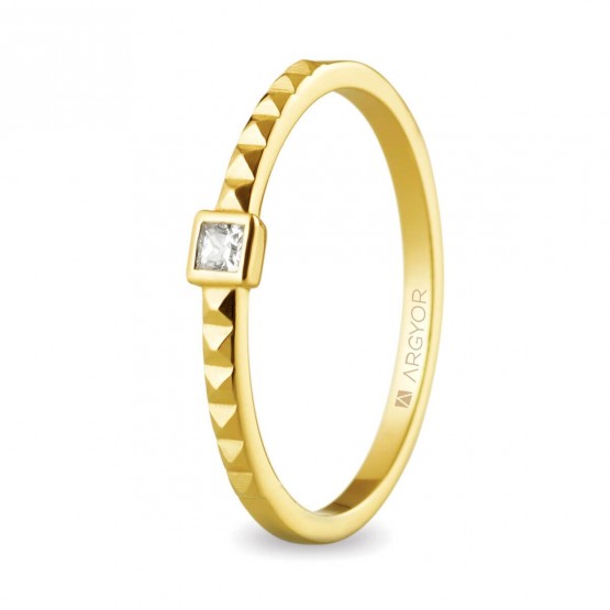 Studded Gold 0.05ct Diamond Ring (74A0086)