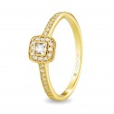 Engagement ring in yellow gold (74A0091)