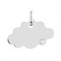Colgante de plata nube con circonita (248400100)