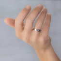 White gold wedding ring 4mm (5B40397) 4