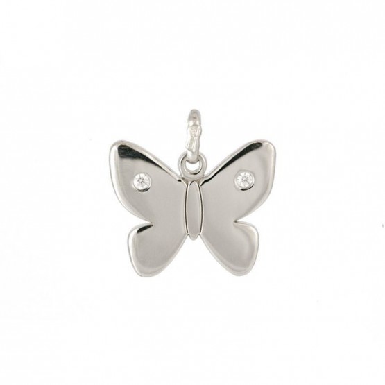 Colgante de plata mariposa con circonitas (248400172)