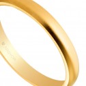 Alianza de boda oro amarillo 3mm efecto arena (50306M)