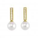 Pendientes de con perlas y circonitas (75A0008Z)