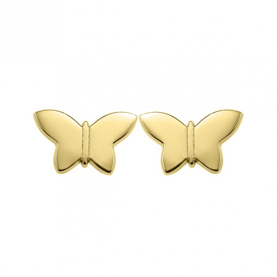 Pendientes de plata dorada Mariposa (6A8307317)