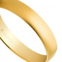 Alianza de boda de oro efecto arena 4mm (50403M)