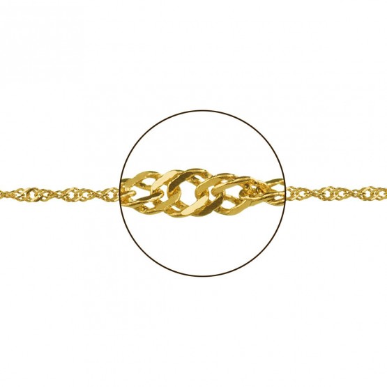 Cadena de oro diseño singapur (033185019)
