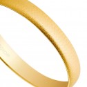 Alianza de boda oro amarillo 3mm texturizada (50302T)