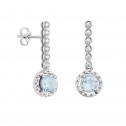 Pendientes de novia con diamantes y topacios azules (75B0200TDA)-secun