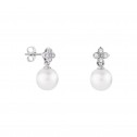 Pendientes para novia en plata y perlas (79B0100TD1) 2