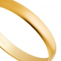 Alianza de boda oro amarillo 3mm efecto arena (50302M)
