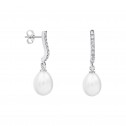 Pendientes para novia en plata y perlas (79B0500TE1) 2