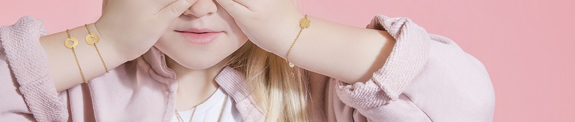 Gold and sterling silver bracelets for girls | Argyor
