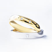 Classic personalized wedding rings ARGYOR1954